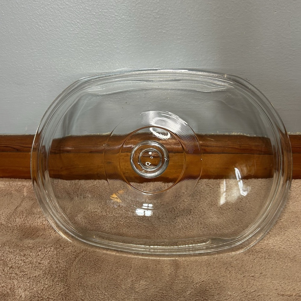 Pyrex Oval Domed Replacement Lid Clear 11.25‎ Inch x 8.75 Inch